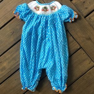 Smocked Auctions 18m thanksgiving Longall